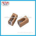Good quality with low price single hole wooden pencil sharpener for school